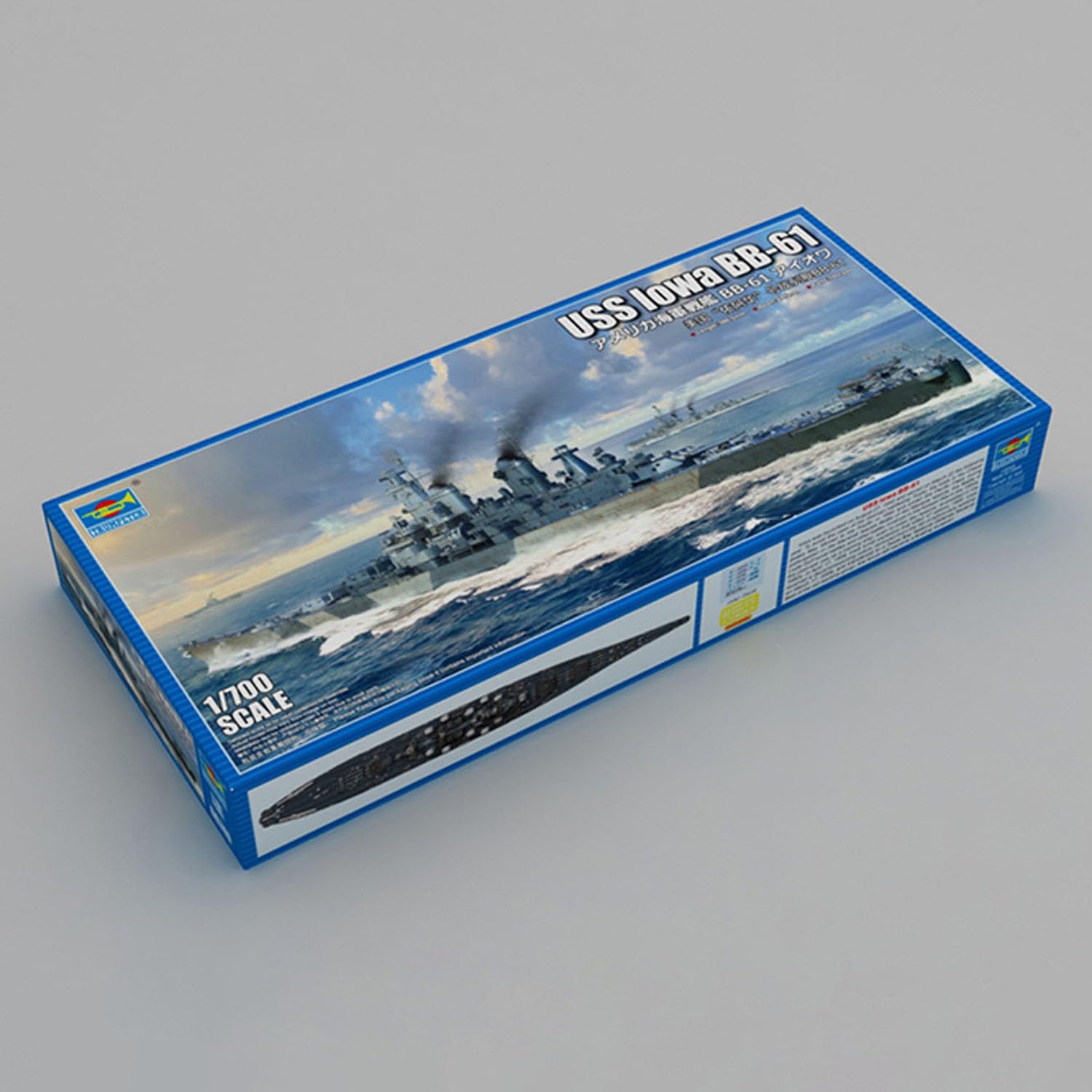 TOUCAN RC HOBBY 1/700 06749 USS Iowa BB-61 Corazzata Militare Nave Modello Costruzione Kit