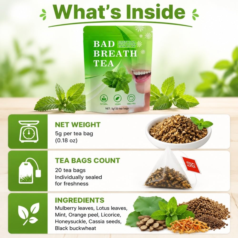 Organiczna herbata miętowa Fresh Breath z miętą i miętą Naturalna