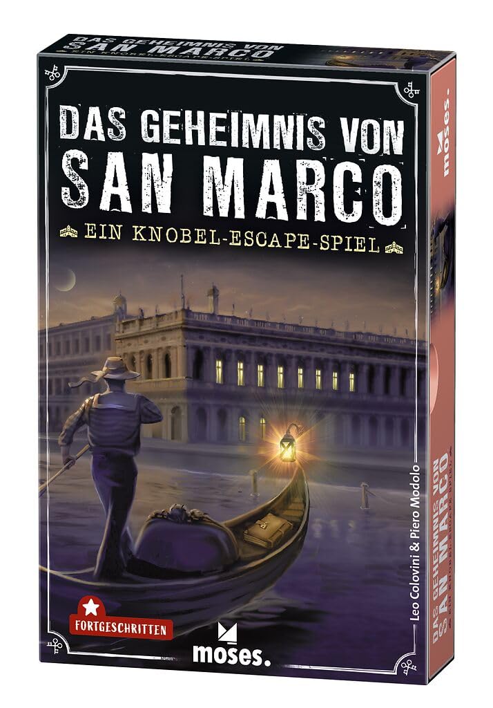 moses. 90141 Secret of San Marco-A Puzzle Home, Exciting Room Adventure for Advanced Escape from 12 Years, Re-Playable Crime Puzzle Game