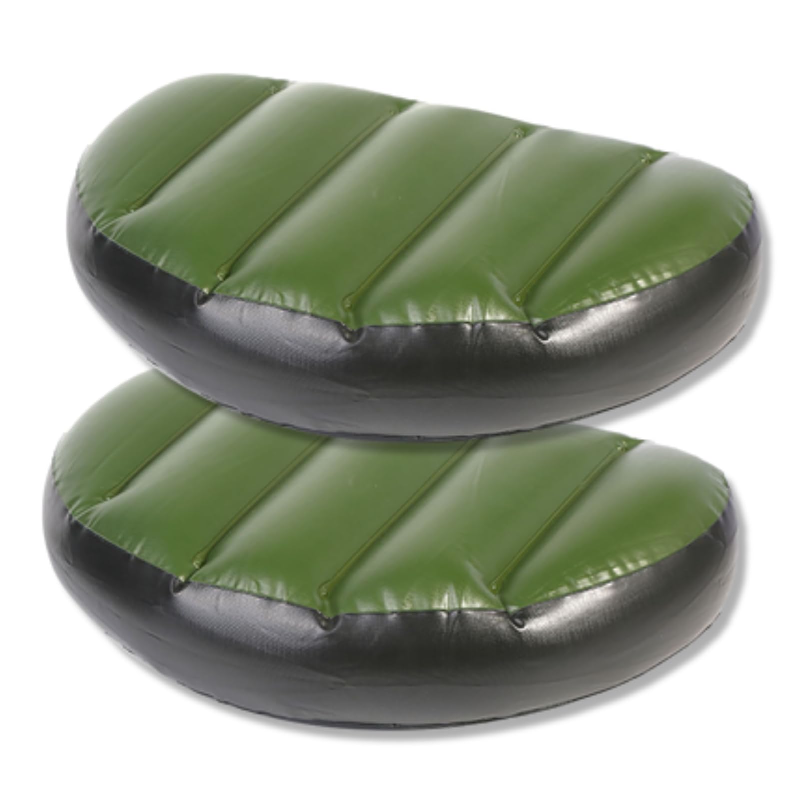 Pack of 2 Inflatable Boat Cushion, Adjustable Inflatable Seat for Boating Blow up Seat Cushion for Fishing Soft PVC for Outdoor Camping