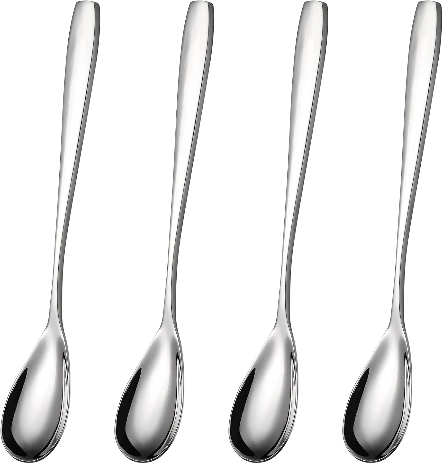 Boiled Egg Spoons Set of 4 Espresso Spoons Small Spoons for Tea Coffee