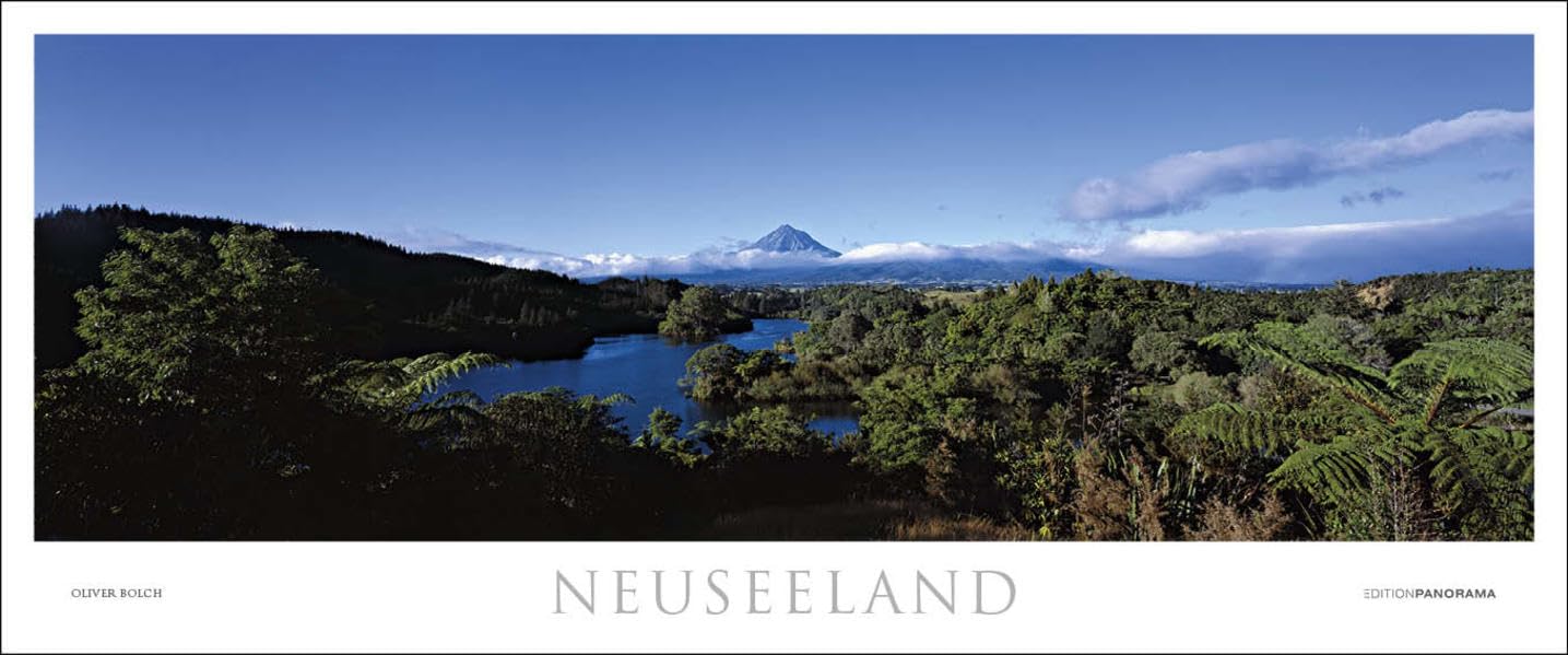 Neuseeland: Immerwährender Panorama-Kalender in 1,15 Meter Breite.: Immerwährender Kalender