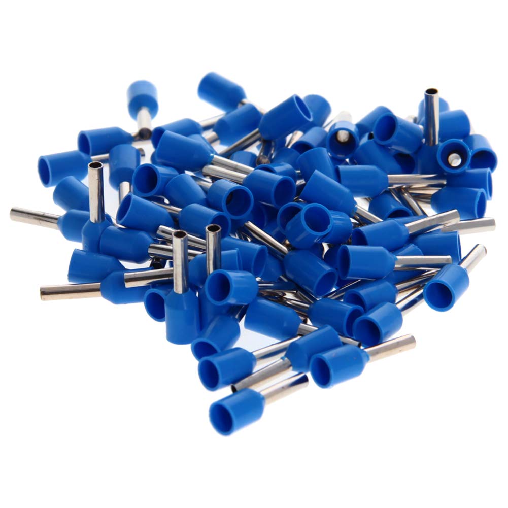Fielect 500Pcs AWG7 Ferrule Crimper Plier Insulated Crimp Pin Terminal Cord End Terminals, Wire Ferrules Terminals, Wire Connector, Insulated Cord Pin End Terminal 10mm² Green