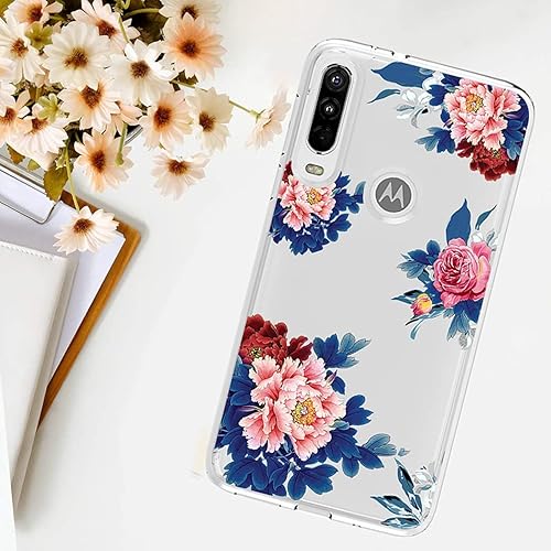Miniatura 6 de Funda de teléfono para Moto One Action CaseMoto P40 Power para niñas, transparente, delgada, a prueba de golpes, suave y flexible, funda protectora