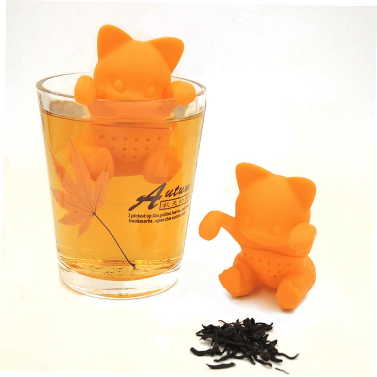 Amosfun 6 Pièces infuseur à thé chat accesoire cuisine filtre à thé animal infuseur à en vrac passoire à infuseur de cuisine infuseur à animal filtre à en silicone