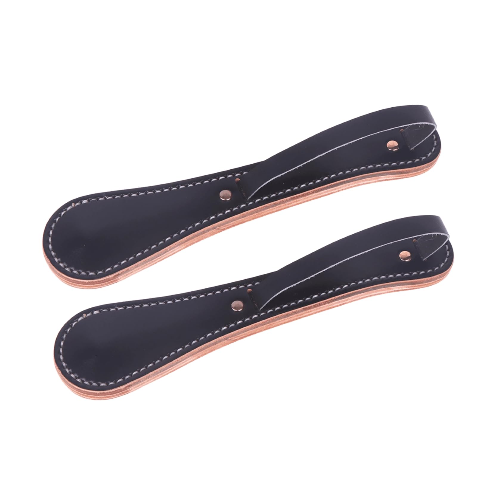 Classic Boston - Racchetta multifunzione in pelle bovina autodifesa, contiene piombo, strumento tattico portatile