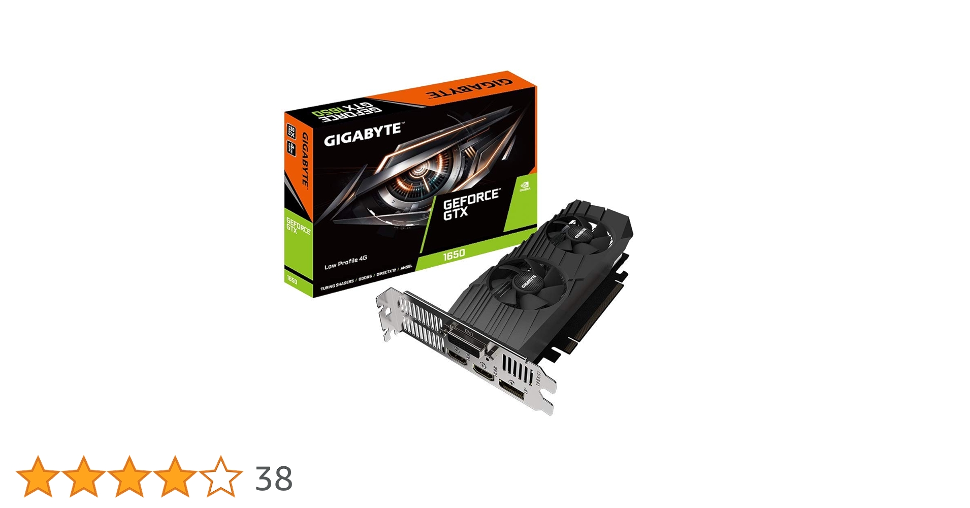 GIGABYTE NVIDIA GeForce GTX1650搭載 グラフィックボード GDDR6 4GB シングルファンモデル  GV-N1656OC-4GD R2.0 GeForce® GTX 1650 D6 OC 4G (rev. 2.0) Key Features