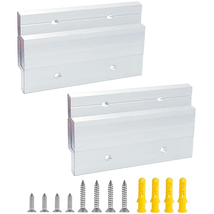 French Cleat Hanger 30 Inch, 3 Pairs Heavy Duty Z Bar Clips, Metal Wall Cleats Up To 300 Lbs, Interlocking Bracket Kit Hanging Picture, Mirror, Frame, Headboard, Easy Install, Hardware Included - View #2
