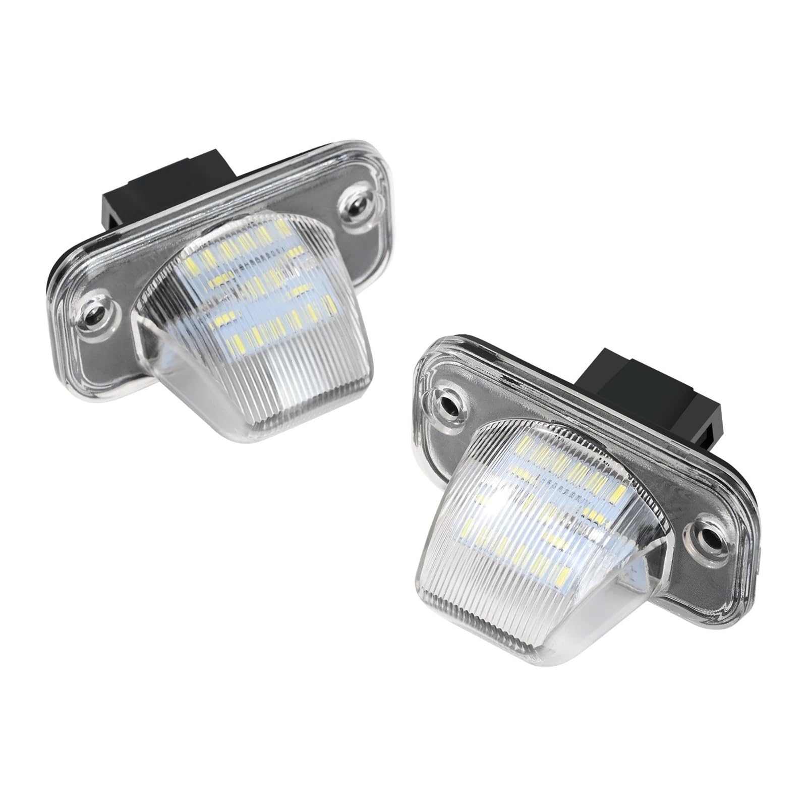 Luci Targa Auto Per T4 Transporter 1990-2003 Per Passat B5 Limousine Caddy Per Jetta Syncro 18 LED Error Free 2 Pezzi Numero Di Licenza Luce Targa