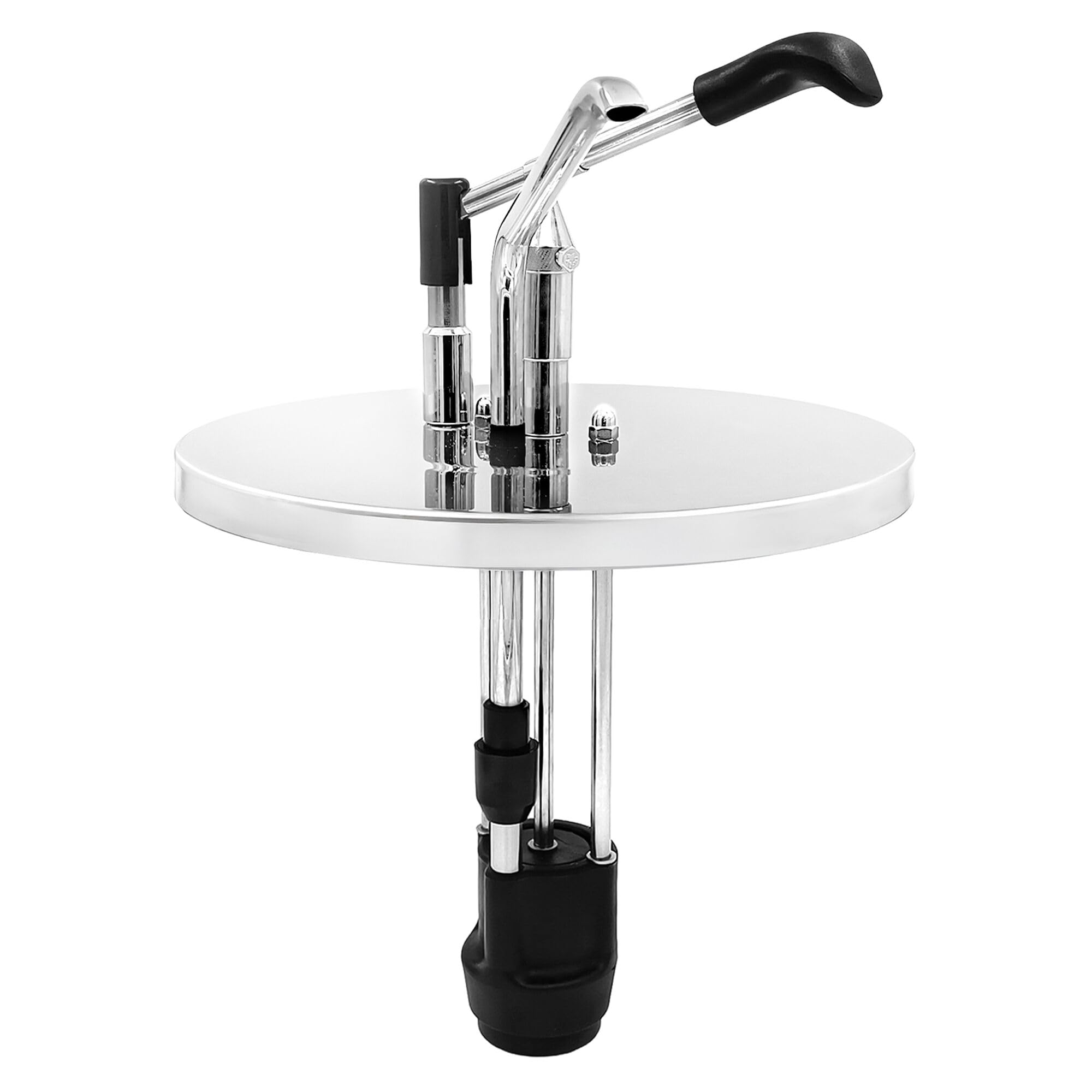 GGM Gastro Saucenspender für 10 L Eimer | Präzise Dosierung, robuste Edelstahlkonstruktion, einfache manuelle Reinigung, platzsparendes Design, für Dauereinsatz