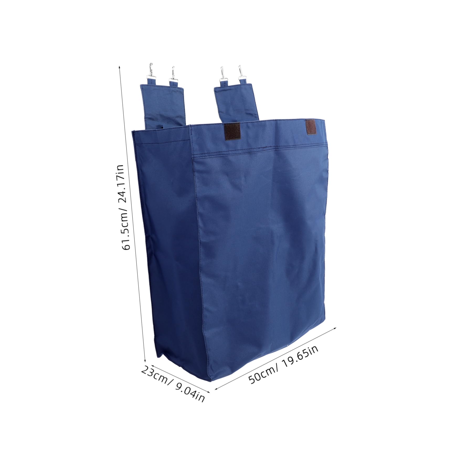 Cabilock Bolsa para Lavado y Recolección de Polvo con Tela Oxford, Azul, 50x23x60 Cm, Resistente para Carros de Limpieza Industrial y Servicio en Hoteles