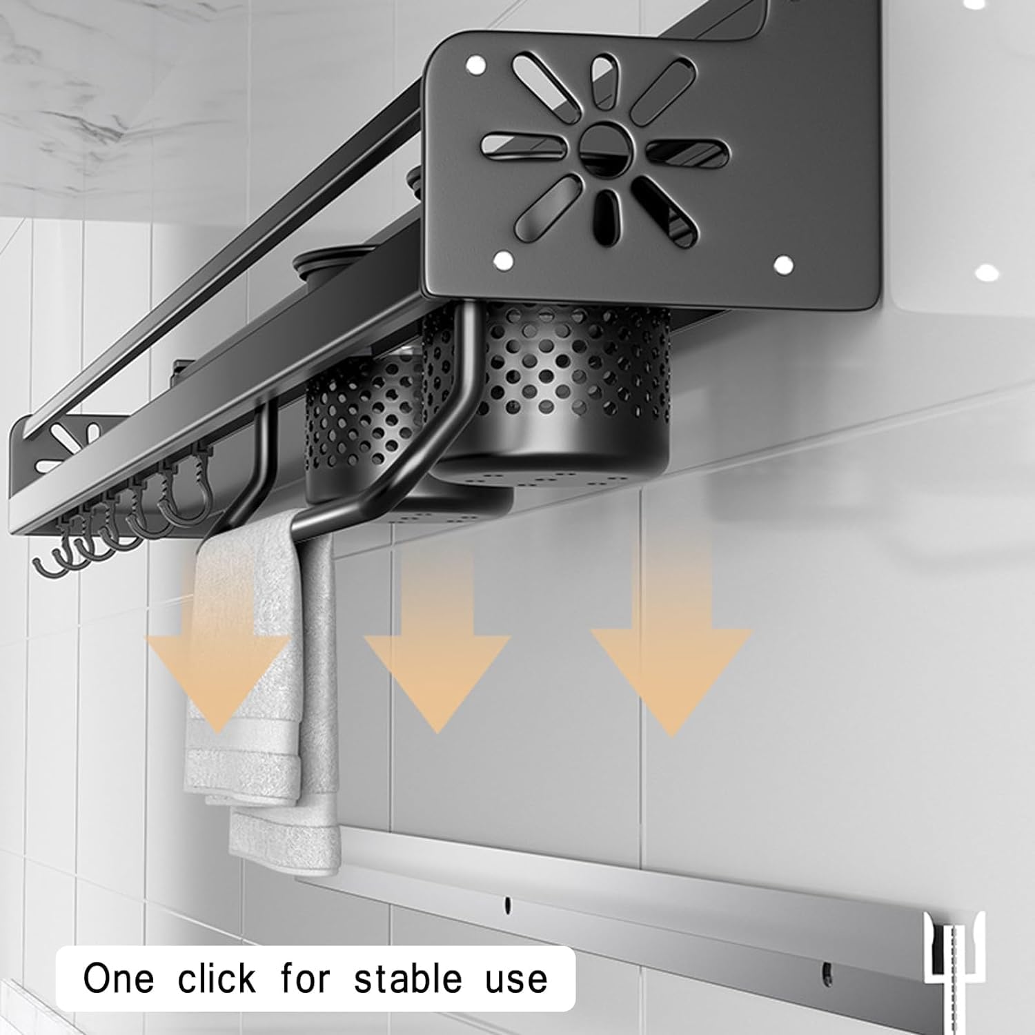 Estante para Especias Organizador de Especias Estante para frascos de Especias Estante para Especias montado en la Pared Soporte para Especias de Cocina Estante para espe
