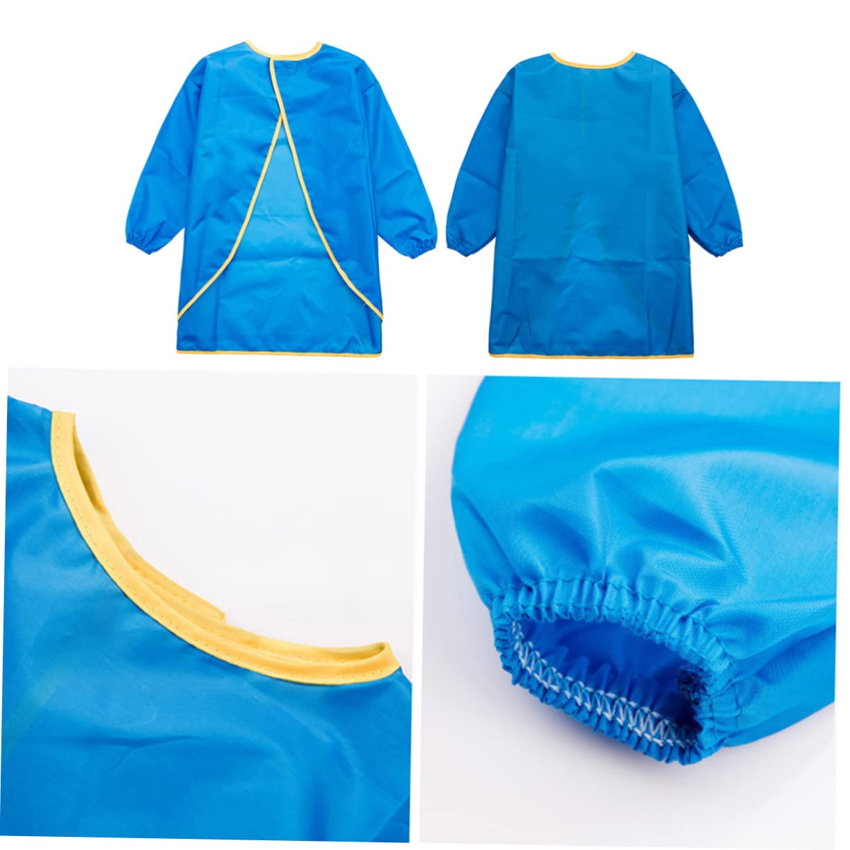 Toyvian 3piezas Delantal De Pintura Infantil Mangas Largas Para Rosa Talla Para