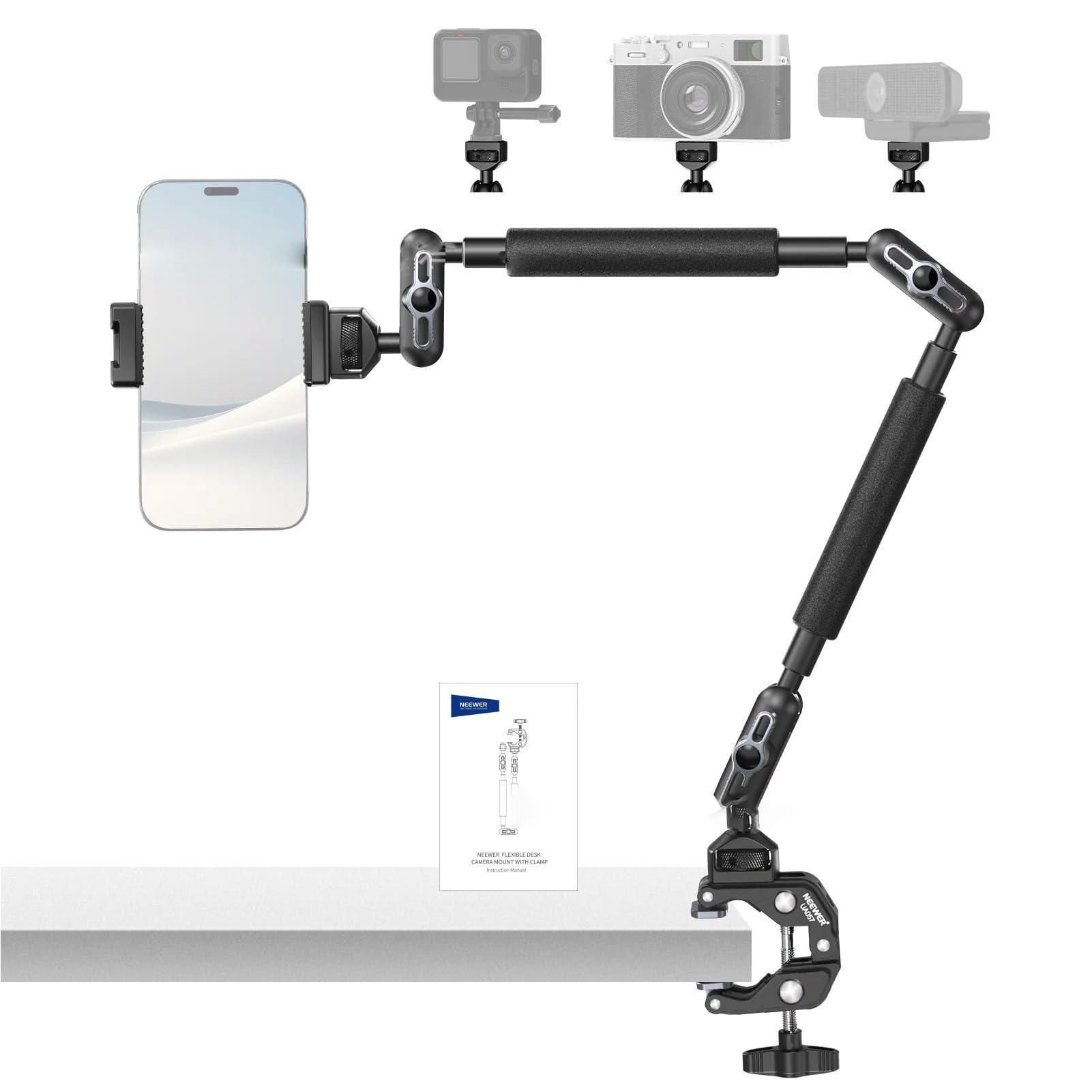 Treppiede per webcam aerodinamico Magics Arm perfeziona il supporto