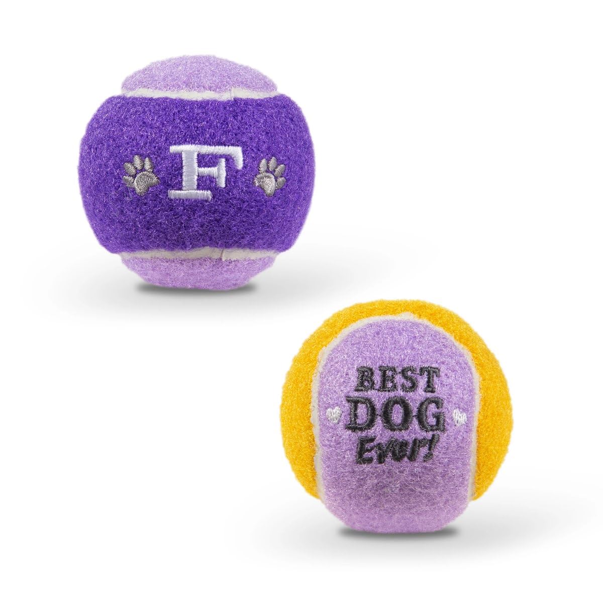 History & Heraldry Personalised Dog Balls – Pet Toy for Fun & Play – Durable, Chew-Resistant Fetch Balls for Small, Medium & Large Dogs (F)