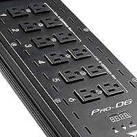 Vista 4 de CHAUVET DJ Pro-D6 DMX-512 Dimmer/Switch Pack (6-Channel) LED Light Controllers, BLACK