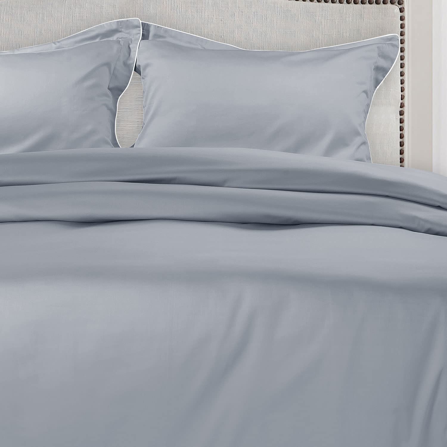 Spread Spain® Italian Cotton 500 Thread Count Single Size Bedsheet with 1 Pillow Cases, Wrinkle Free & Stain Resistant Cotton Sheets,(60" x 90" Inch, Cloud) (B08NVXF28H) Amazon Price History, Amazon Price Tracker