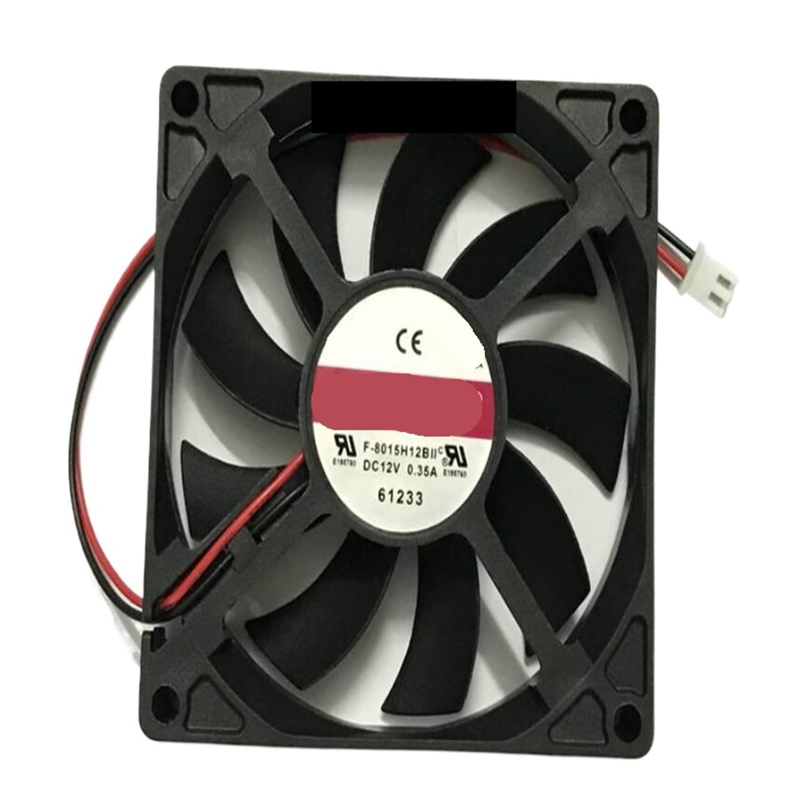 UITGVDQAT F-8015H12BII 12V 0.35A 8cm two-wire fan