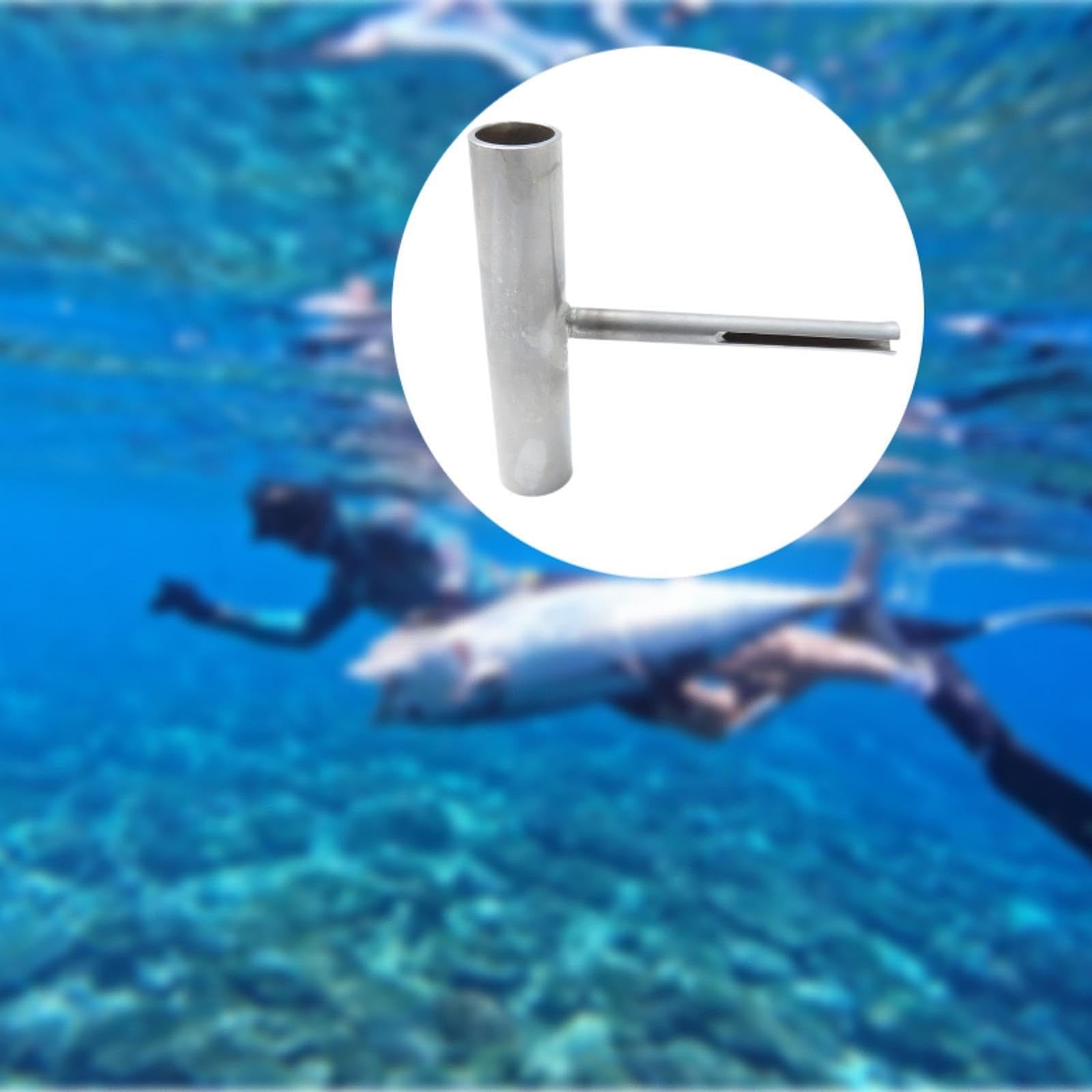 rockible T Shaped Cone Tool Hunting Gear Simple to Install Professional Fish Binding Tool Spearfishing Rubber Equipment Attachments