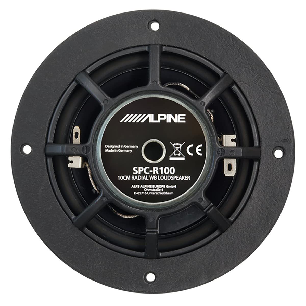 Alpine SPC-R100-DU | 12 cm Radial On-Dash Breitbandlautsprecher für Fiat Ducato 3, Citroën Jumper 2 und Peugeot Boxer 2