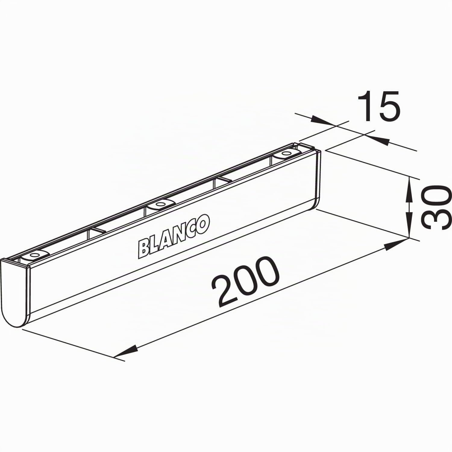 BLANCO 519357 Movex Azionamento a Pedale per Select con Elementi Frontali Estraibili