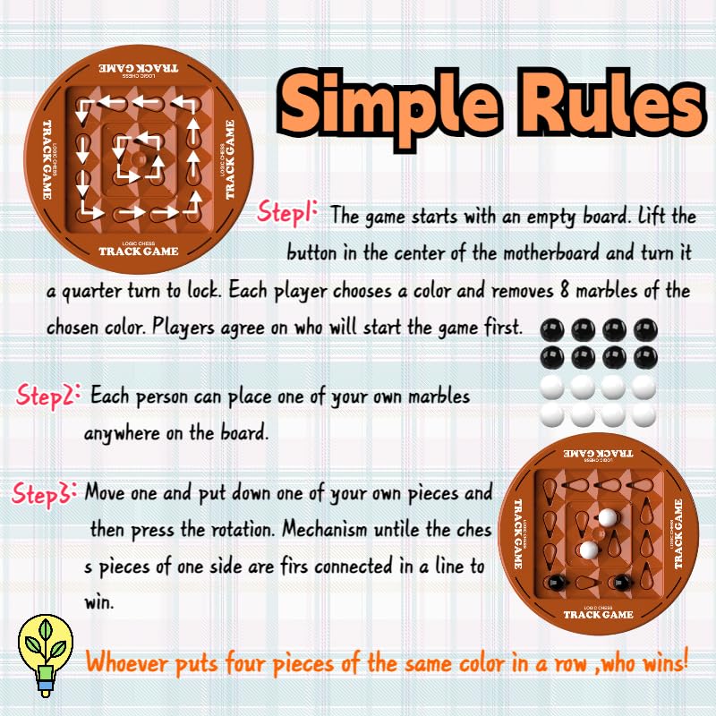 Image of Connect 4 Board Game, Strategy Board Game, Four in A Row Game, Logic Game, 2 Players, Ages 3+