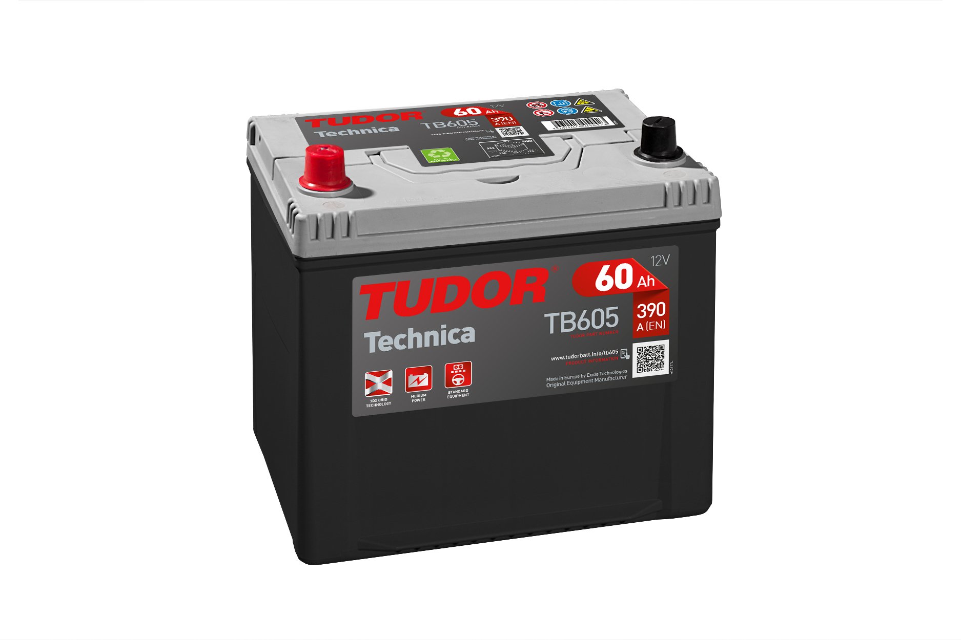 Tudor TB605 - Batería de arranque