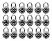 Master Lock 1500T Combination-Alike Padlocks, 16, Pack Contains 2 Locks, 32-Count