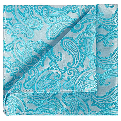Image of KissTies Mens Paisley Tie And Pocket Square Necktie Sets