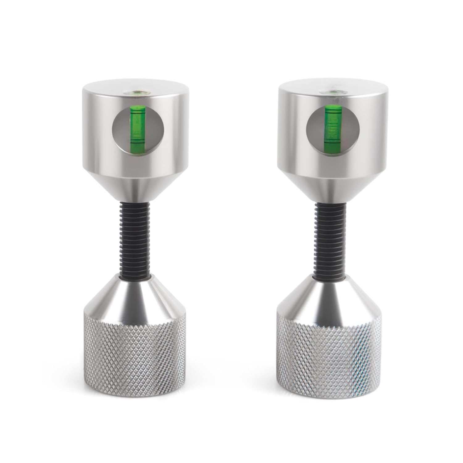 Flange Two Hole Pins 1-5/8” Detachable Flange Double Hole Pins Built-in Level 6061 Stainless Steel Two Hole Alignment Pins 2PCS