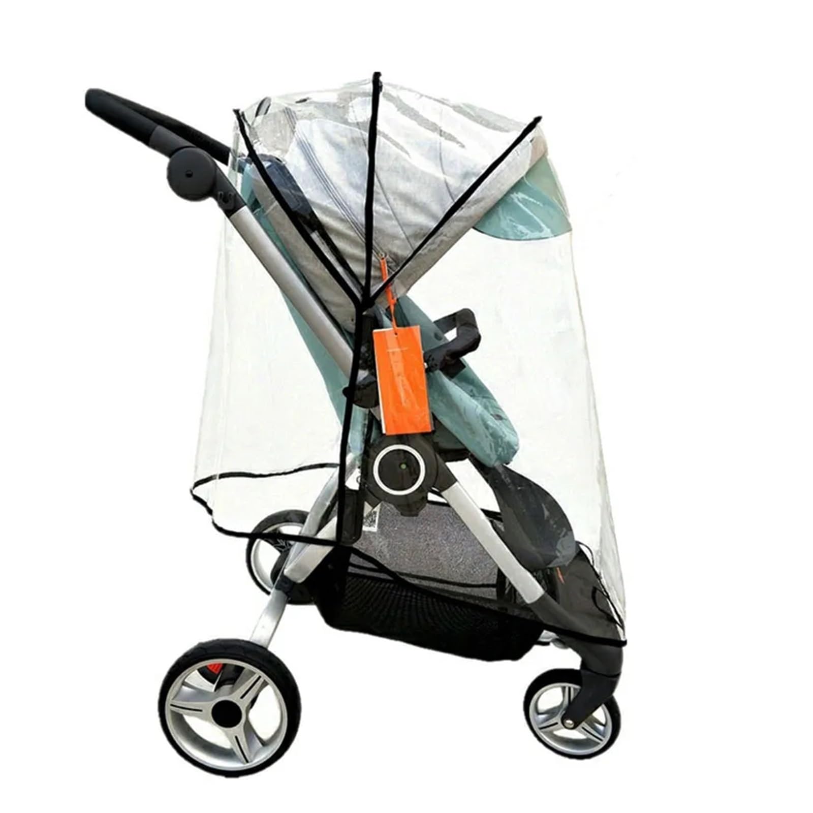 Regenschutz Kinderwagen Kinderwagen Regenschutz Kompatibel Trolley Kinderwagen Zubehör(Rain Cover -A)