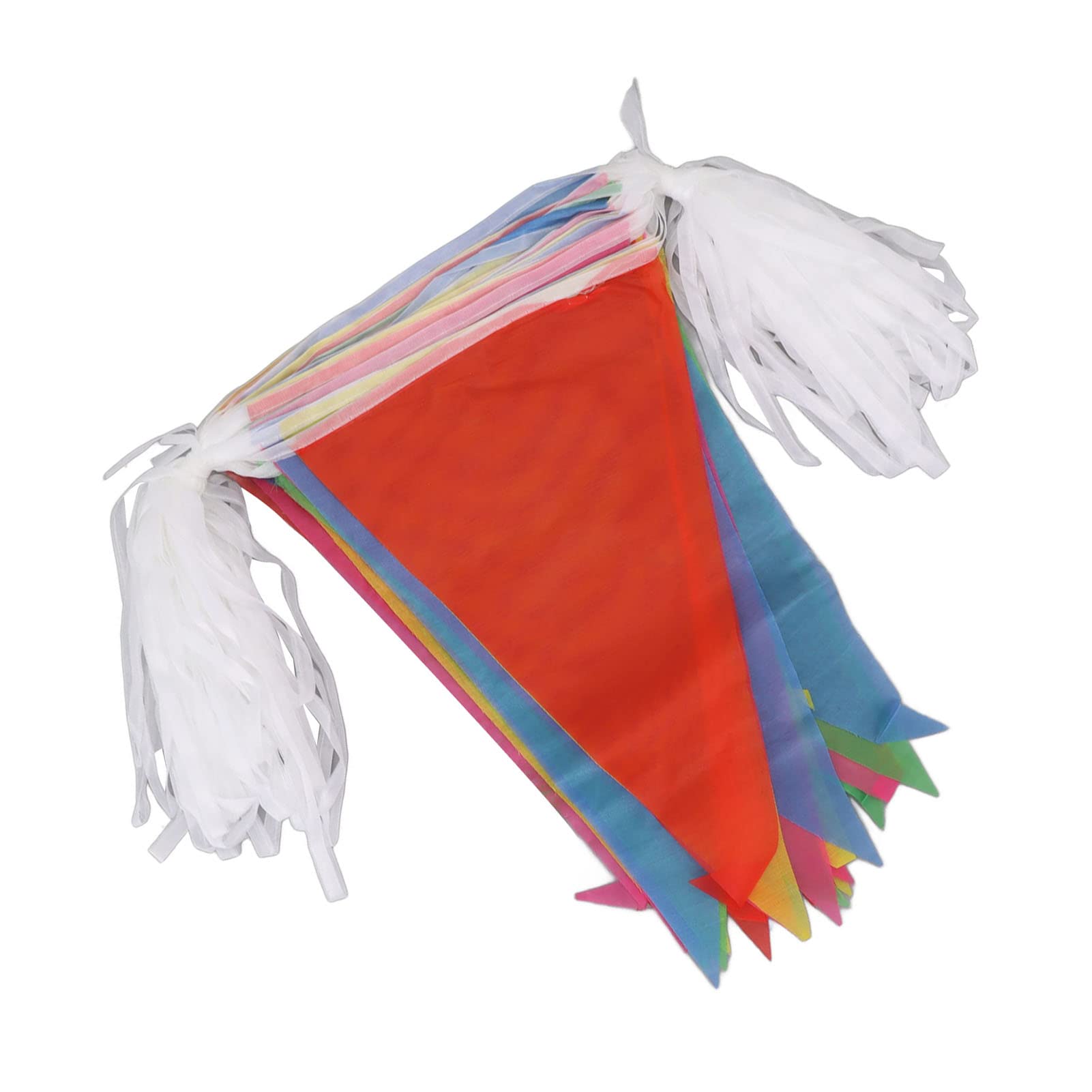 Muiltvoe Party Banner, Shape Decorative Pennants Flag with Premium Light Yarn Fabric for Party Decoration, Carnivals, Christmas, 200m (2)