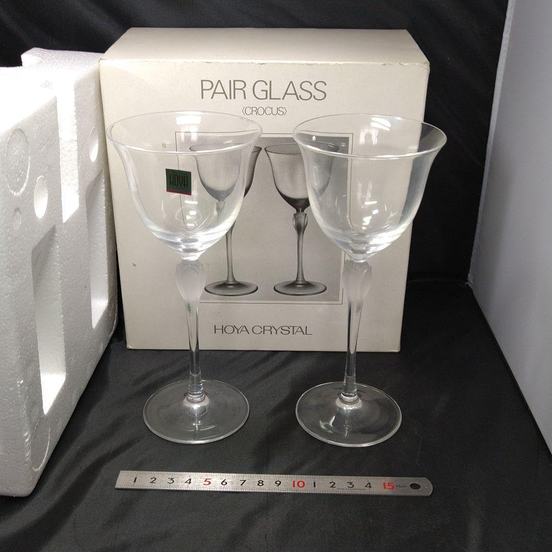 Crystal Hoya Crystal Wine Glass Crocus Pack of 2 : Amazon.ca: Home