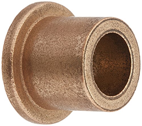 Bunting Bearings EXEF081212 Extra Lubricant with PTFE Flange Bearing, Powdered Metal, SAE 841, 1/2