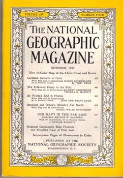Paperback National Geographic October 1953 Book
