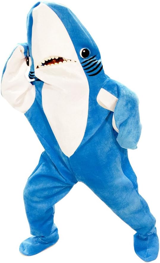 Katy Perry Left Shark Funny Cosplay Mascot Costume