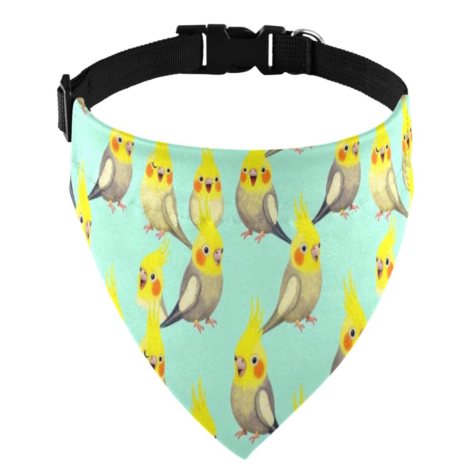 Bavoir lavable calopsitte et oiseaux accessoire photo de mariage chiens chats