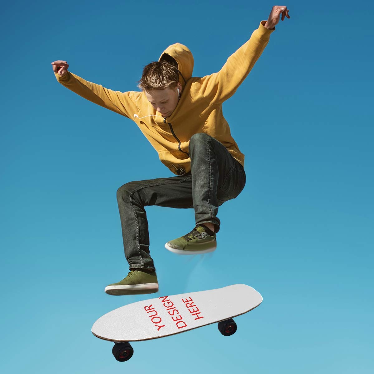 Skateboard Griptape Dinosaurier-Design – 84 X 23 Cm, Rutschfest & Wasserdicht Für Longboard & Skateboard