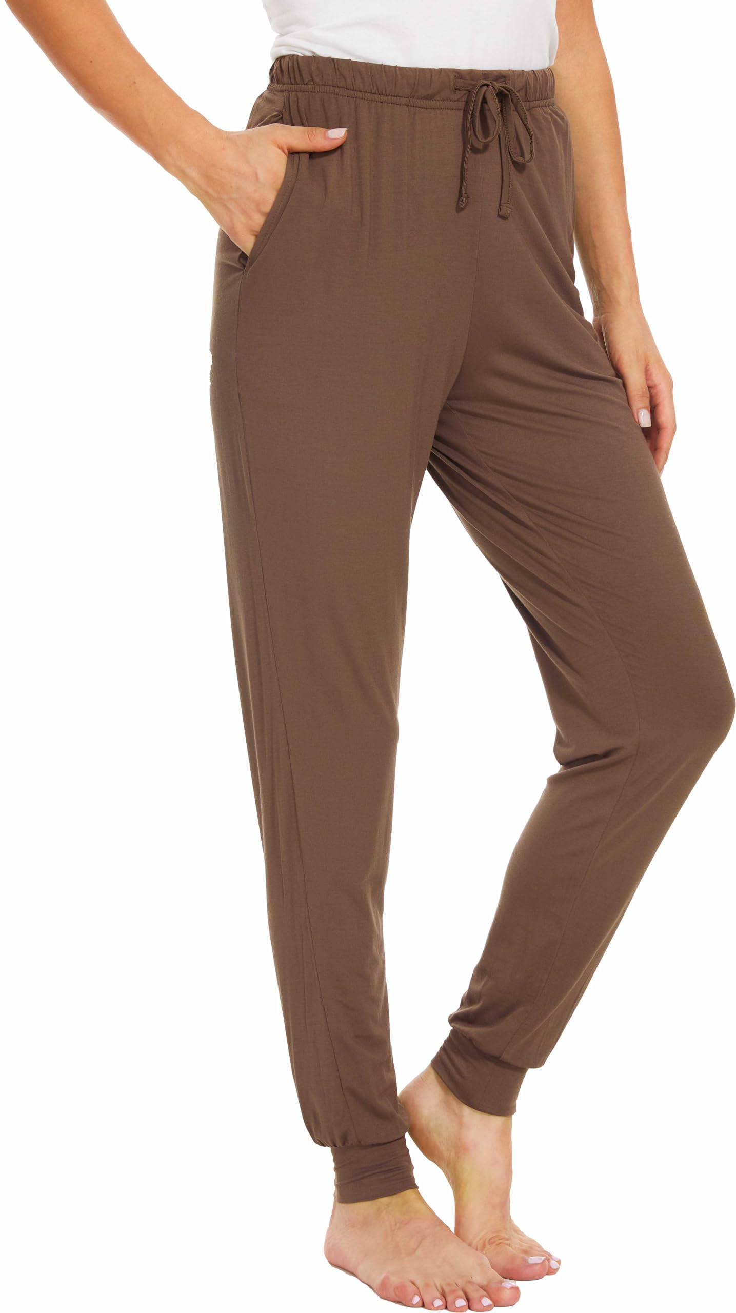 GYS Women's Bamboo Viscose Cooling Jogger Pajama Pants