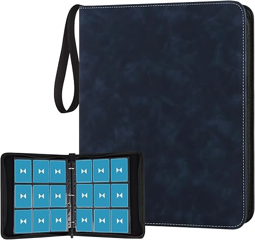 Miniatura 23 de Carpeta Mini de Tarjetas de 1 Bolsillo, Carpeta de Tarjetas Coleccionables de 80 Bolsillos, Álbum Pequeño Premium de Colección de Tarjetas