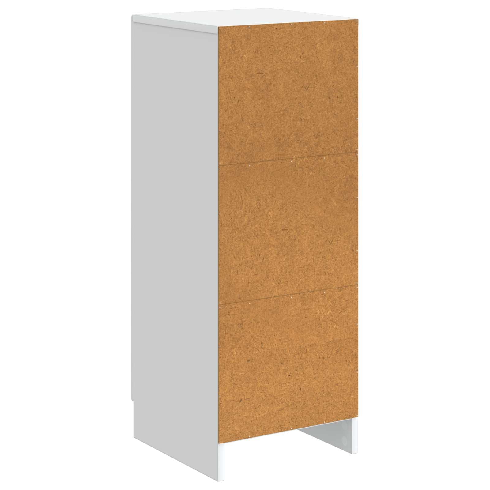 Credenza bianca 33 x 34,5 x 87 cm comò in legno