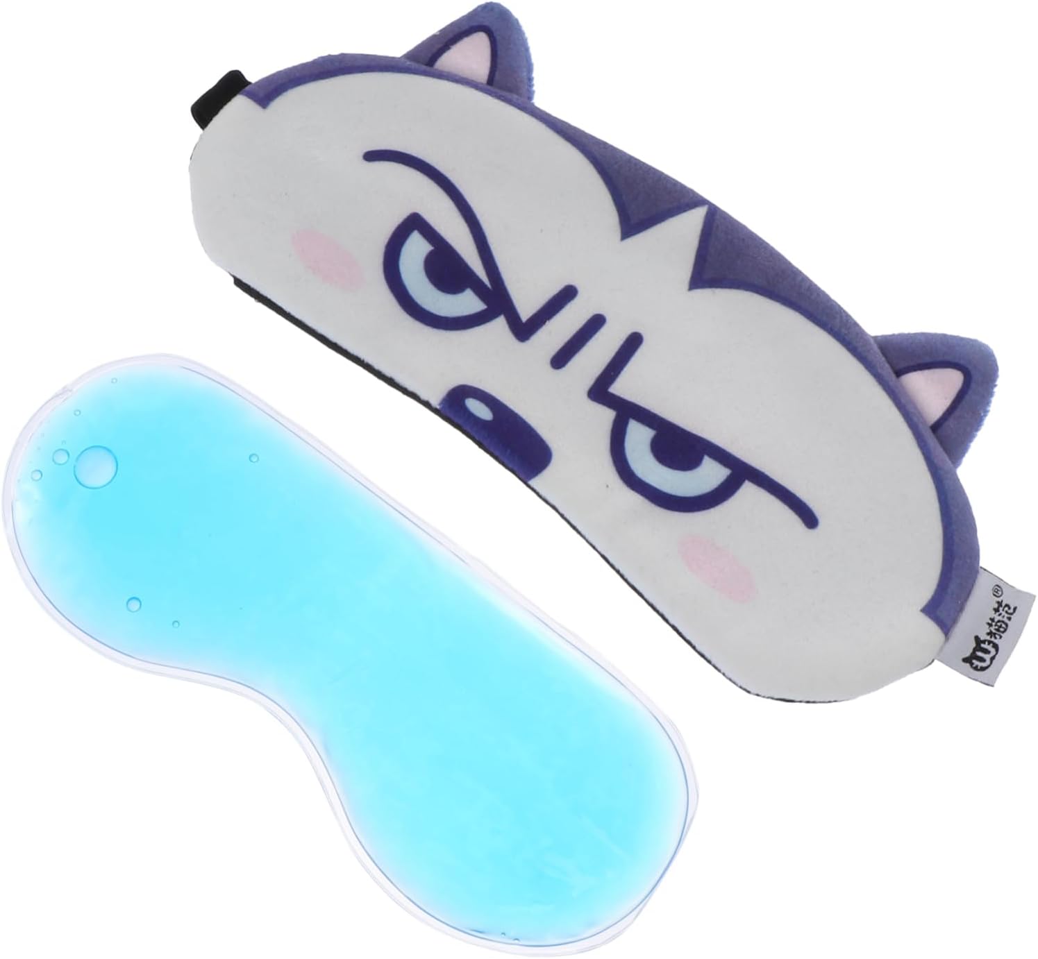 minkissy 4 Pz Benda Maschera Per Gli Occhi Per Bambini Maschera Per Gli Occhi Da Viaggio Bende Sugli Occhi Per Adulti Maschera Rinfrescante Per Gli Occhi Leggero Dormire Tessuto Tela