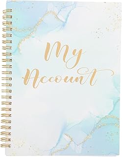 HOODANCOS Financial Record Organizer Budget Tracker Checkbook Financial Ledger Currency Expenditure Log