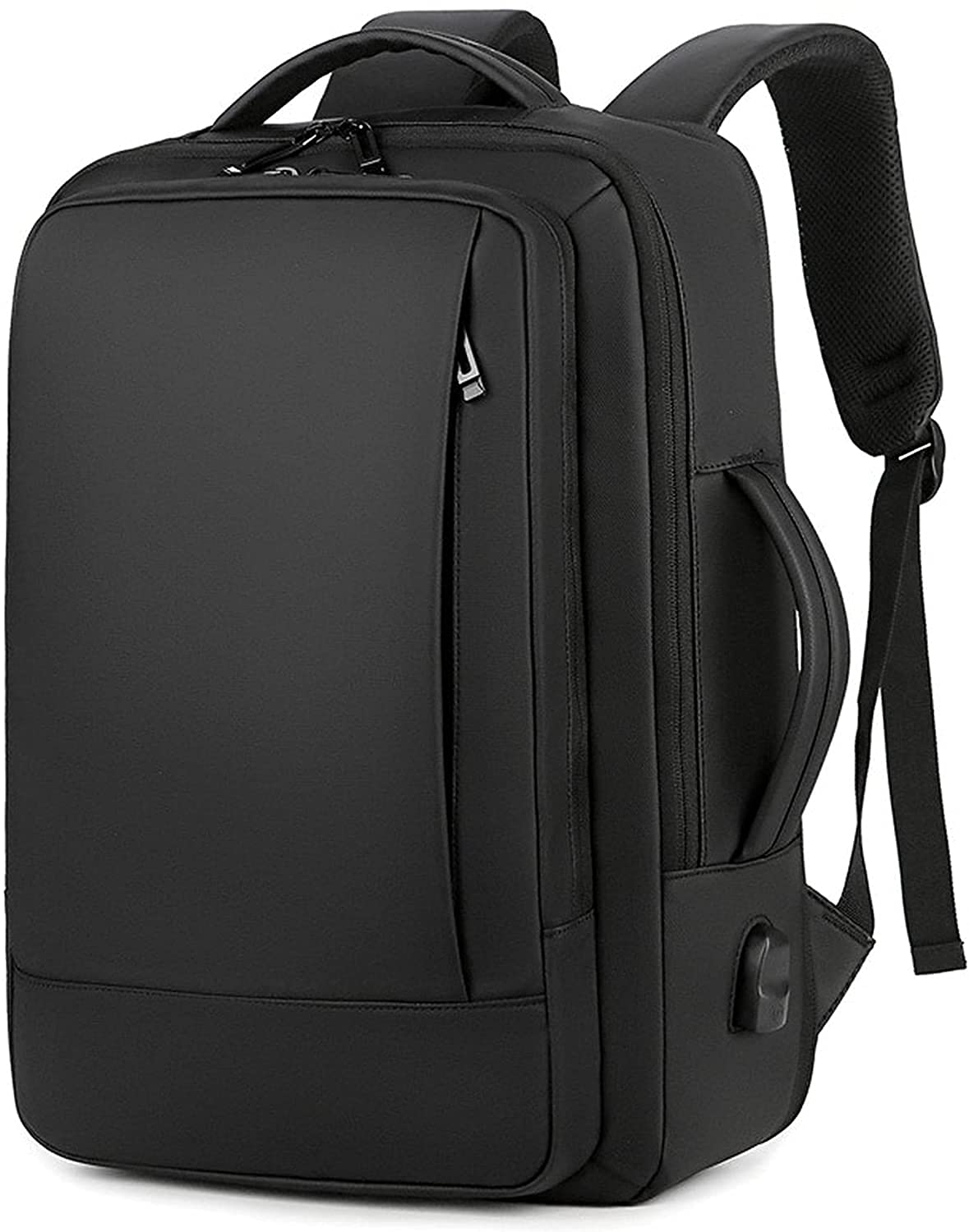 Sac à dos extensible imperméable noir idéal pour le voyage - 8