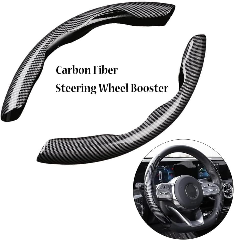 PU Carbon Look Lenkradschutz Für VW Passat B8 2015-2024 – Rutschfeste Hülle Für Besseren Griff