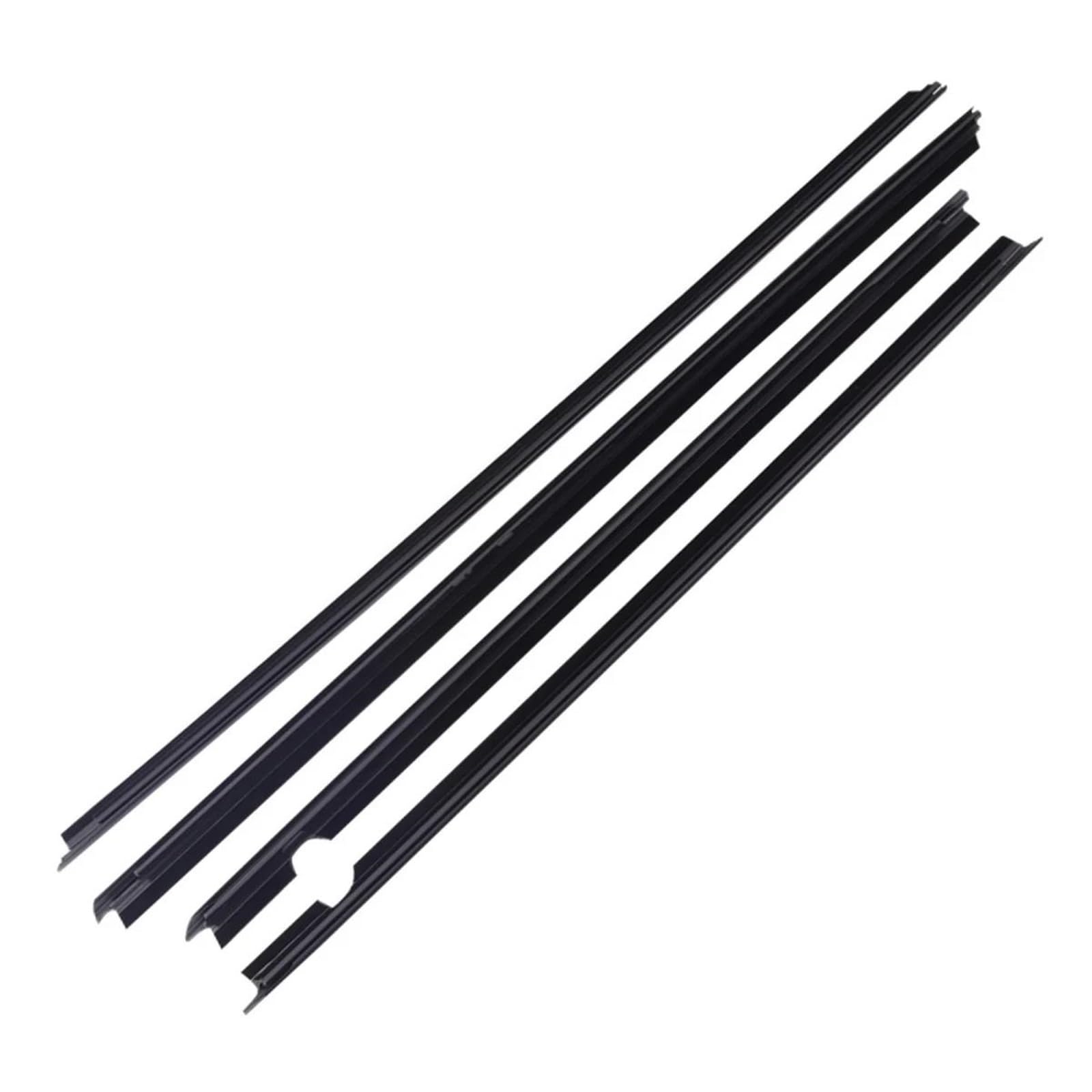 Car Window Rubber Seal for Toyota for Passo 2004-2010 68161-B1010 68162-B1010 Black Car Window Weatherstrip Window Weatherstrip