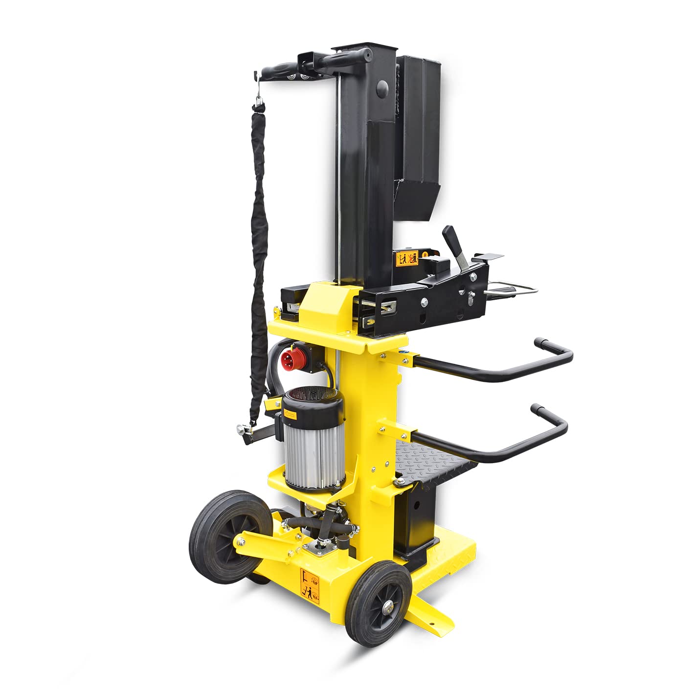 BAMATO HO-12PRO Holzspalter mit Elektroantrieb | 12 Tonnen Spaltkraft | patentierter Spalttechnik | Vario Spalt System | Schwenkbarer Spalttisch | Spalter für Kurz- & Langholz