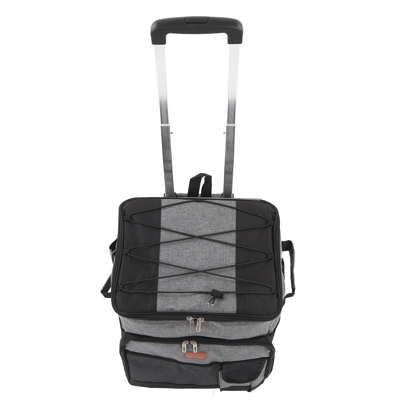 POENVFPO Bolsa Térmica con Ruedas de 35 litros con Ruedas, Tela Oxford y Papel de Aluminio, Refrigerador con Aislado, Impermeable, a Prueba de Fugas, Diseño Plegable para Acampar, Picnic, Compras en