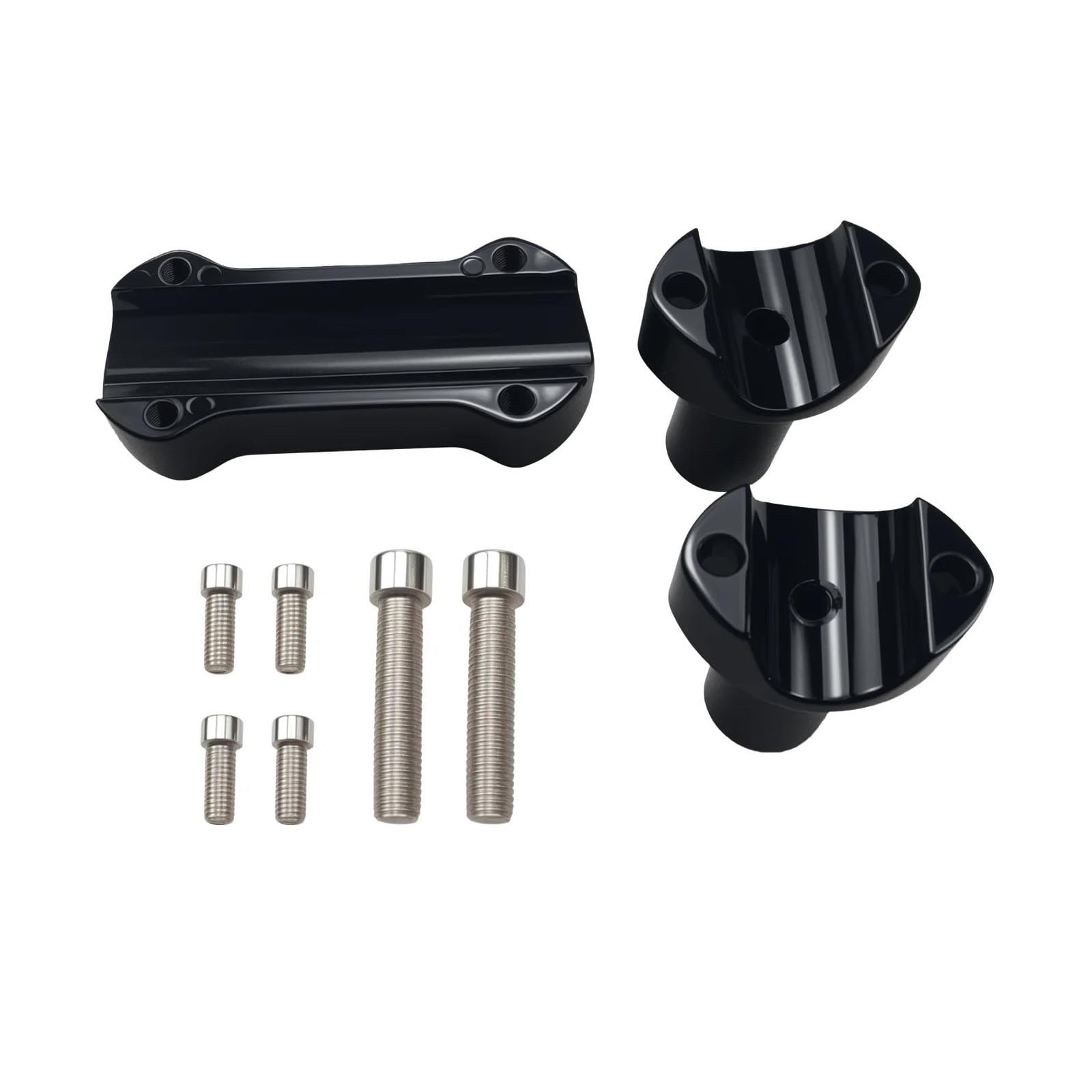 Attacco manubrio moto Per Softail Breakout 114 115th Anniversary FXBRS: 2018 Morsetti Riser Manubrio Moto Da 1,25" (32mm) 3" – Per Dyna