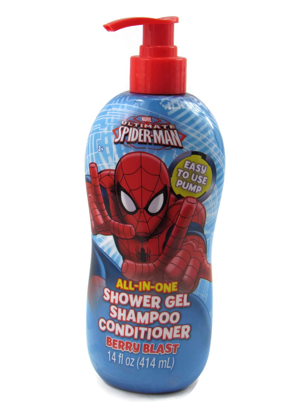 Marvel Ultimate Spiderman All-in-one Shower Gel Shampoo and Conditioner by MZB